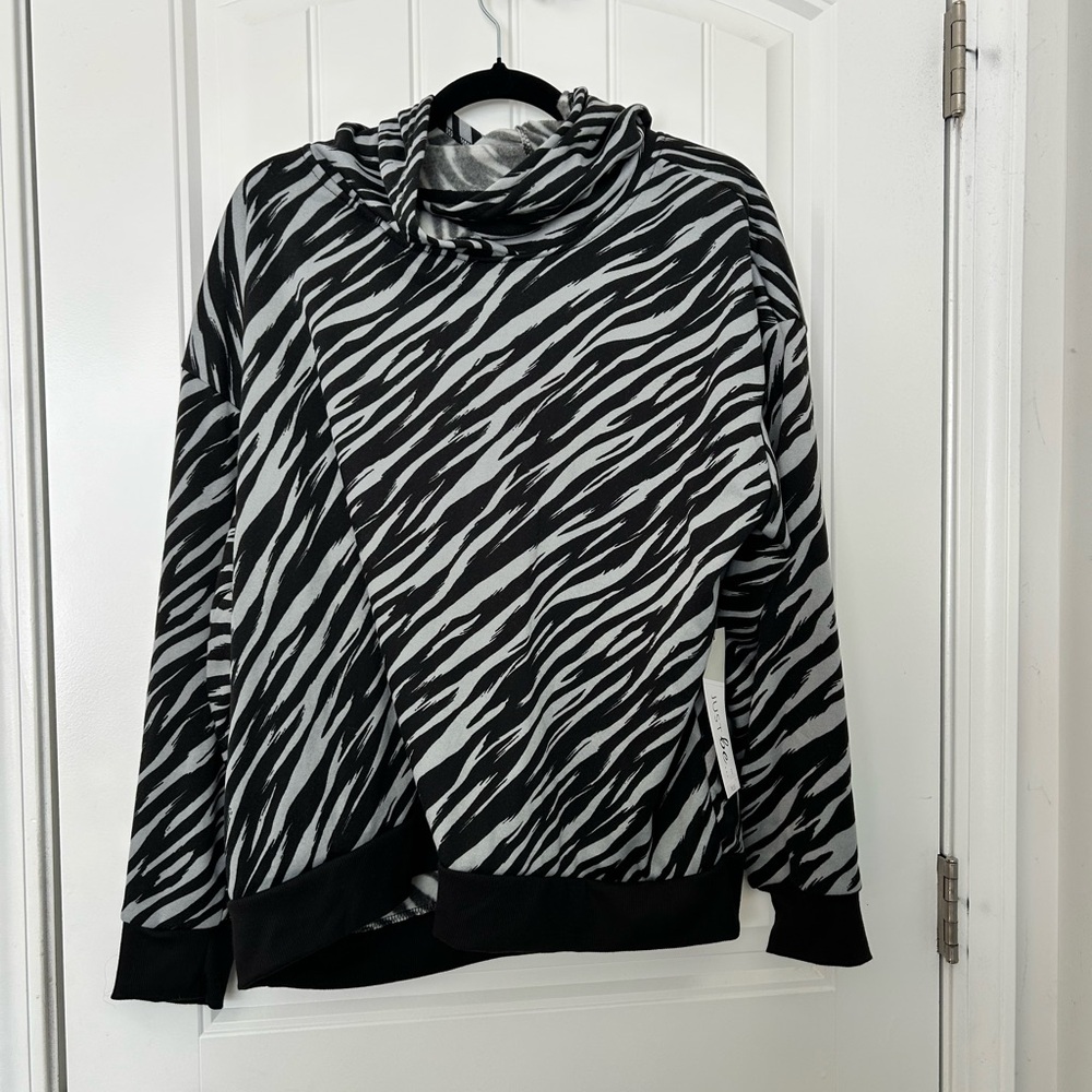 Zebra Print Hoodie